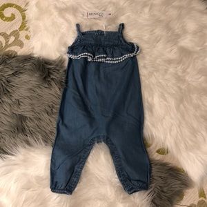 Minoti Baby chambray playsuit